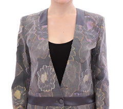 Roberto Fragata Multicolor Silk Floral Cotton Blazer - Sport Jackets