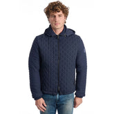 Roberto Pepe Luxury Blue Polyamide Men’s Quilted Jacket - IT48 | M - Puffer Jackets