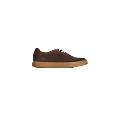 Roberto Pepe Luxury Brown Calfskin Men Sneaker - Sneakers
