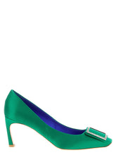Escarpins à talons moyens bicolores en viscose Roger Vivier