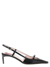 Roger Vivier Black Calfskin Mid Heel Pumps - EU36/US6