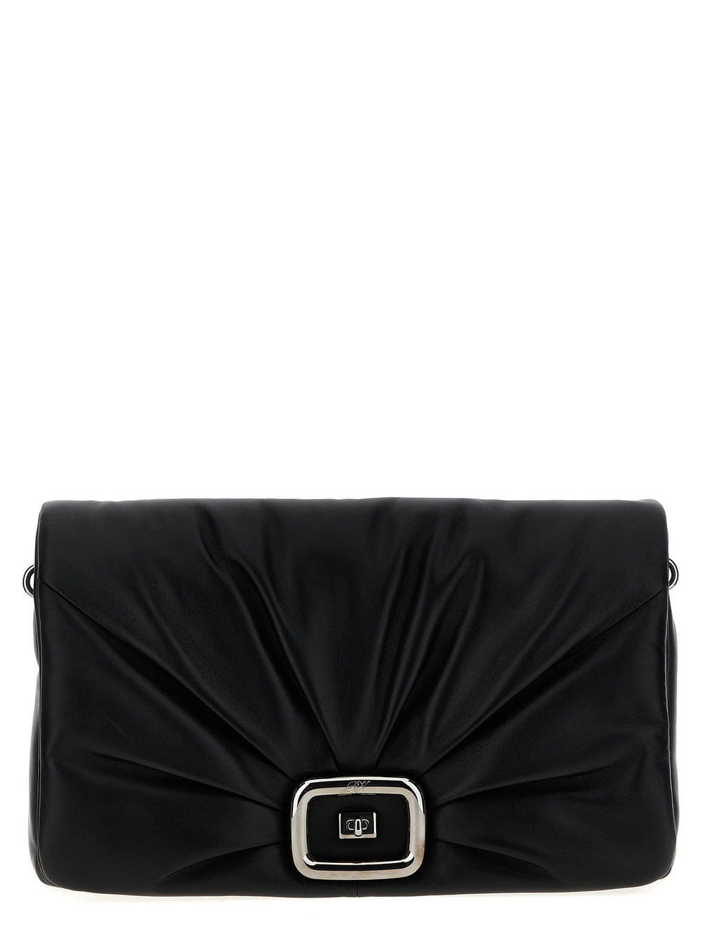 Roger Vivier Black Leather Shoulder Bag