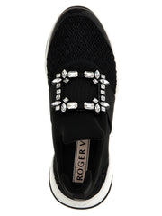Roger Vivier Black Polyester Athletic Sneakers