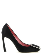 Roger Vivier Black Viscose High Heel Pumps