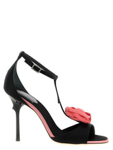Sandales à talons stilettos noirs en viscose Roger Vivier