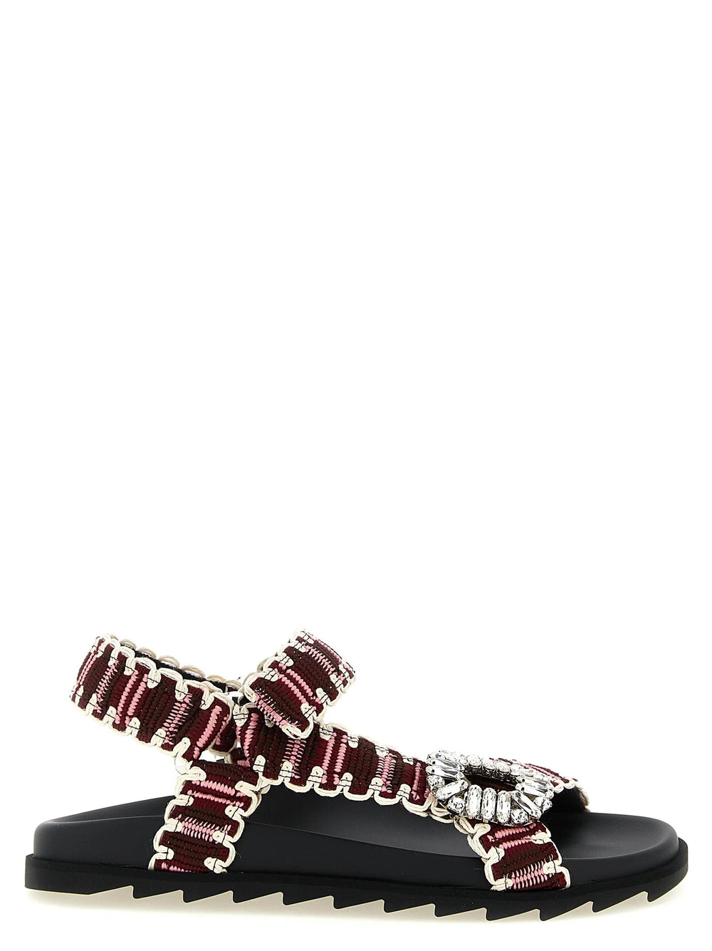 Roger Vivier Multicolor Polyester Flat Sandals