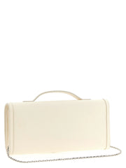 Roger Vivier White Calfskin Clutch Bag
