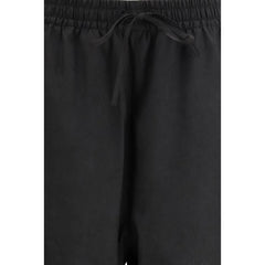 Rohe Black Polyester Joggers (Workout Pants)