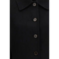 Rohe Black Wool Coat