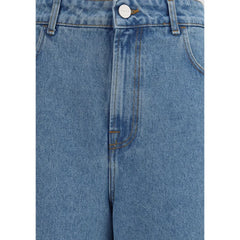 Rohe Blue Cotton Relaxed Fit Jeans (Copy) - IT36 | XS
