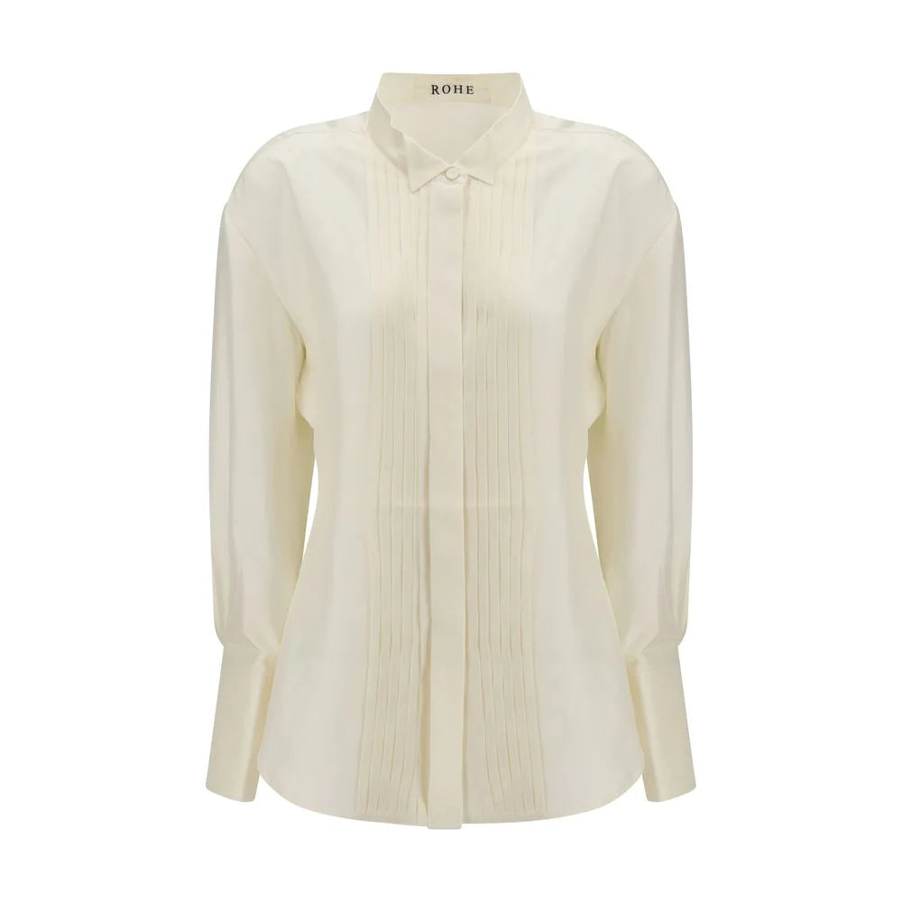 Rohe Cream Silk Dress Shirt - IT36 | XS