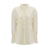 Rohe Cream Silk Dress Shirt - IT36 | XS