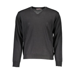 Romeo Gigli Black Wool Men Sweater - Sweaters