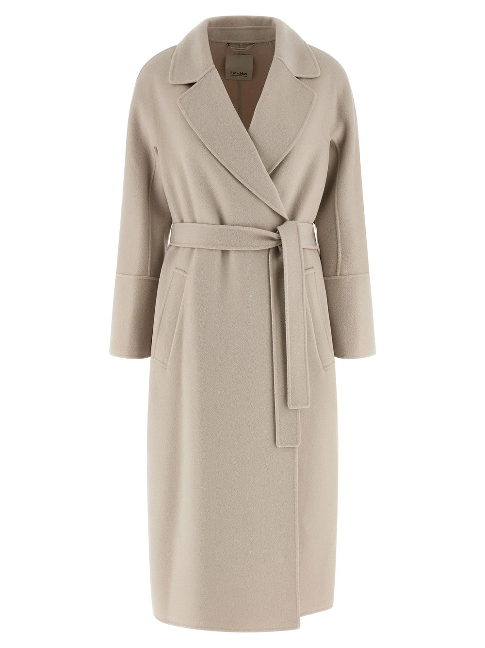 ’S Max Mara Beige Virgin Wool Coat