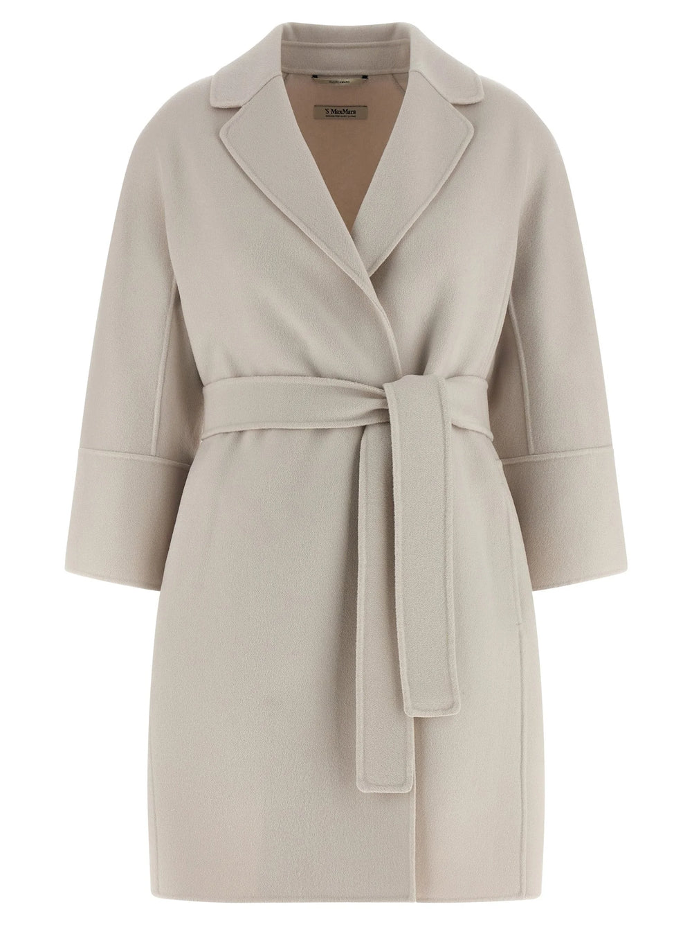 ’S Max Mara Beige Virgin Wool Coat