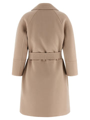 ’S Max Mara Beige Virgin Wool Coat