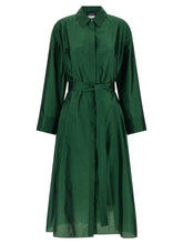 ’S Max Mara Bicolor Polyester Midi Dress