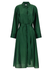 ’S Max Mara Bicolor Polyester Midi Dress