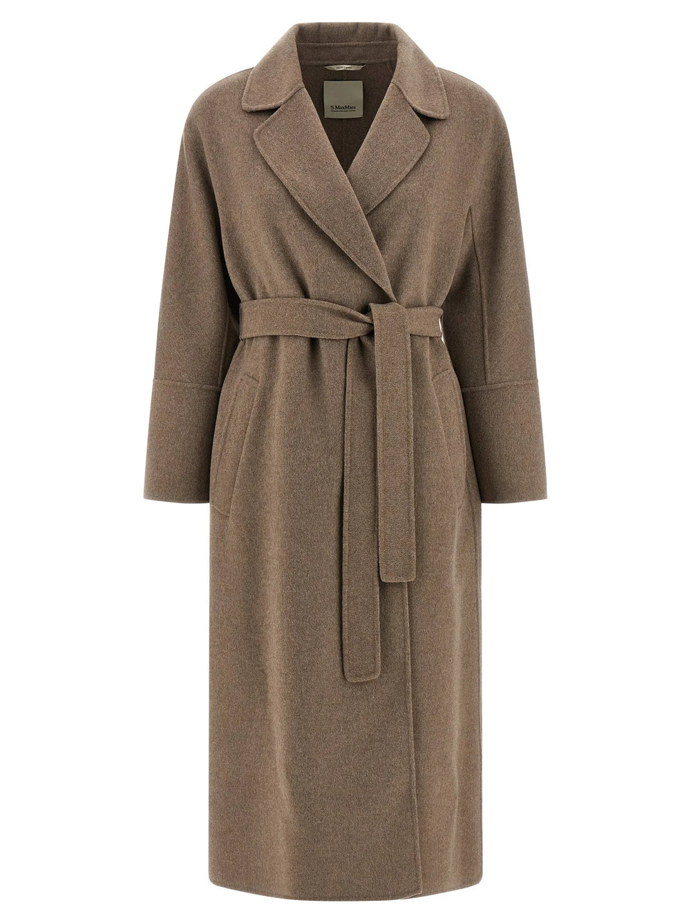 ’S Max Mara Brown Virgin Wool Coat