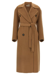’S Max Mara Brown Virgin Wool Coat - IT46