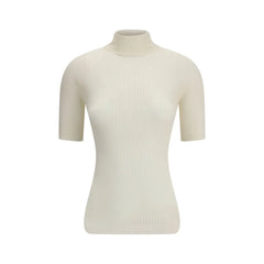 SA SU PHI Beige Cashmere Top