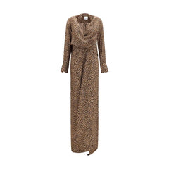 SA SU PHI Beige Silk Long Dress - IT36 | XS