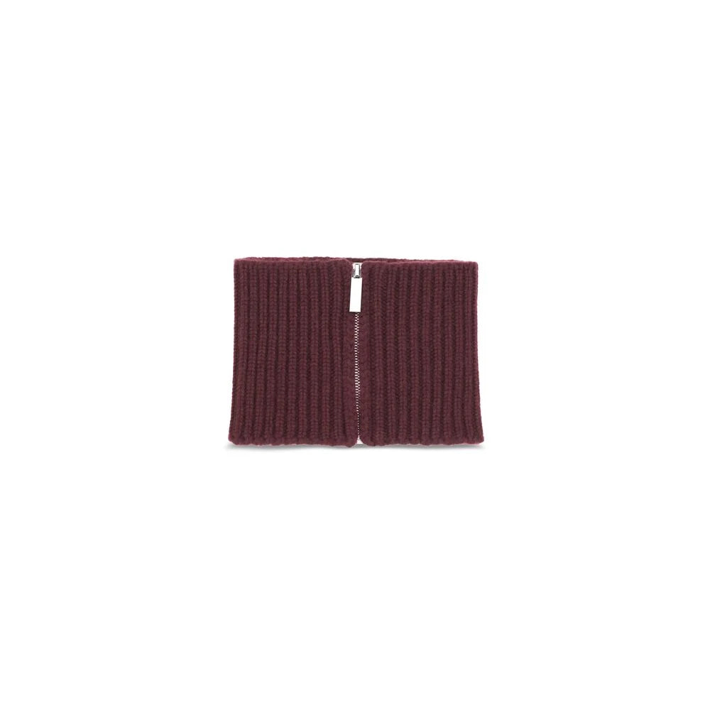 SA SU PHI Bordeaux Cashmere Scarf