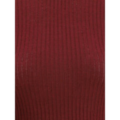 SA SU PHI Bordeaux Cashmere Top