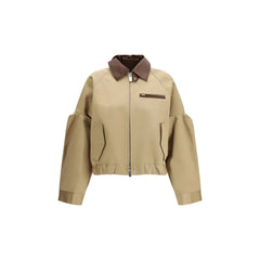 Sacai Beige Cotton Bomber - 2
