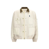 Sacai Beige Cotton Bomber