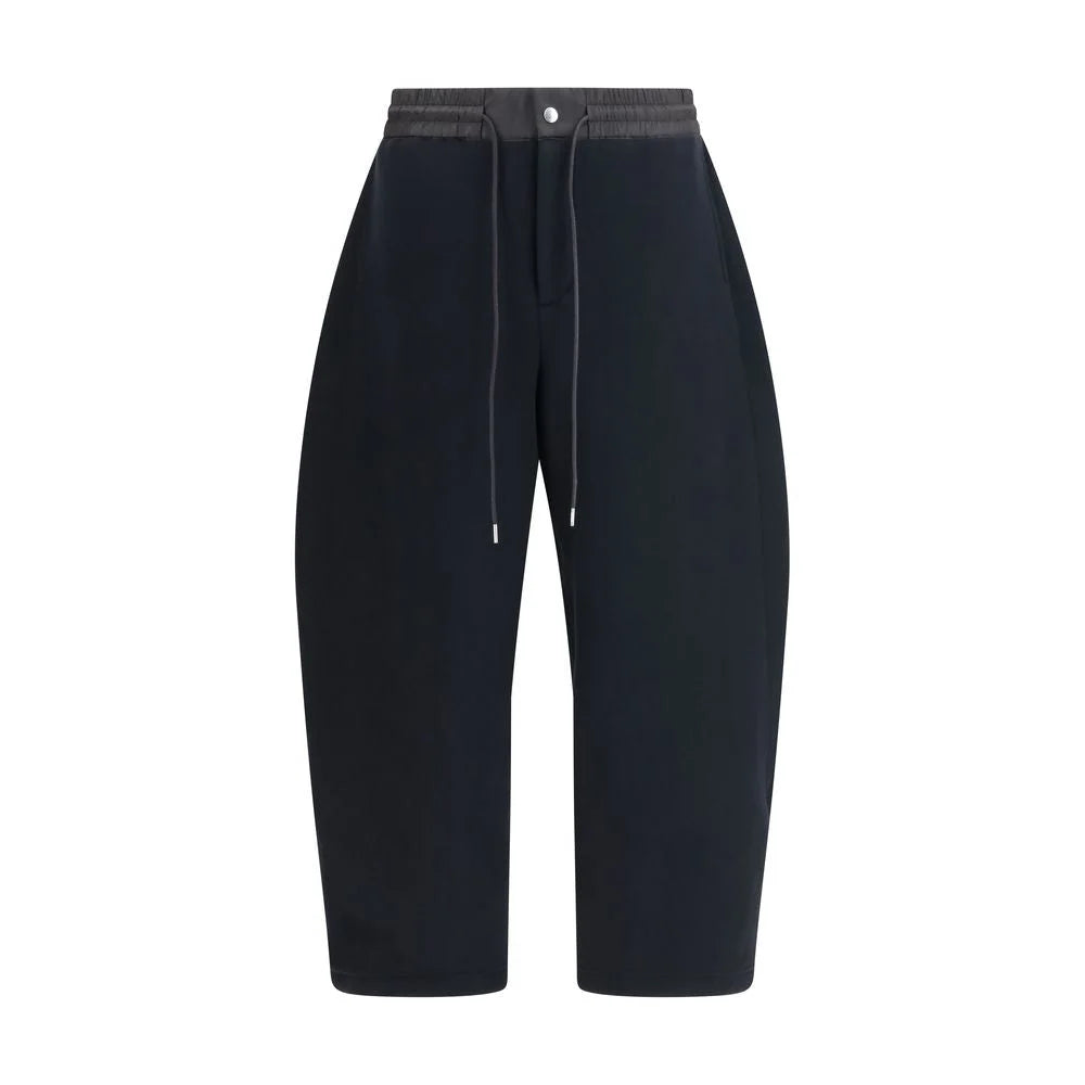 Pantalon de sport en coton noir Sacai - 1