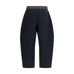 Pantalon de sport en coton noir Sacai - 1