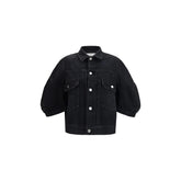Sacai Black Cotton Denim Jacket