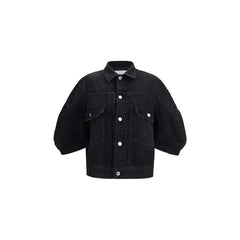 Sacai Black Cotton Denim Jacket