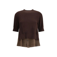 Sacai Blue Cotton Sweatshirt - 2