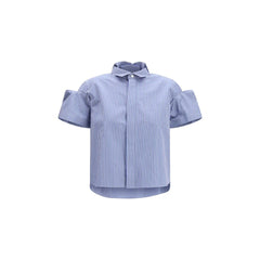 Sacai Blue Polyester Shortsleeve Shirt - 3