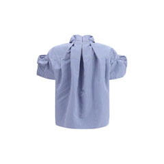 Sacai Blue Polyester Shortsleeve Shirt - 3
