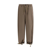 Sacai Brown Cotton Casual Pants