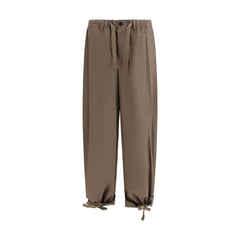 Sacai Brown Cotton Casual Pants
