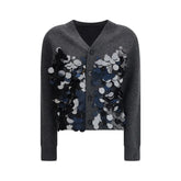 Sacai Gray Wool Cardigan - 3