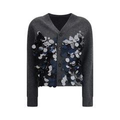 Sacai Gray Wool Cardigan - 3