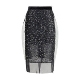 Sacai Sequin Embroidery Skirt - 1 - Skirts