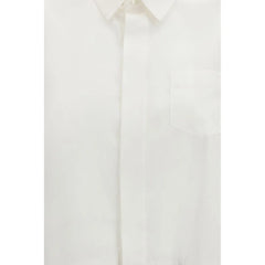 Sacai White Cotton Shortsleeve Shirt - 1