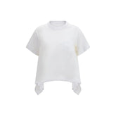 Sacai White Cotton T-Shirt