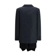 Sacai Wool Melton and Wool Knit Jacket - 3