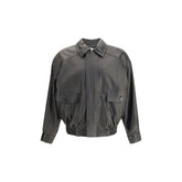 Saint Laurent Balloon Leather Jacket - IT48 | M - Bomber Jackets