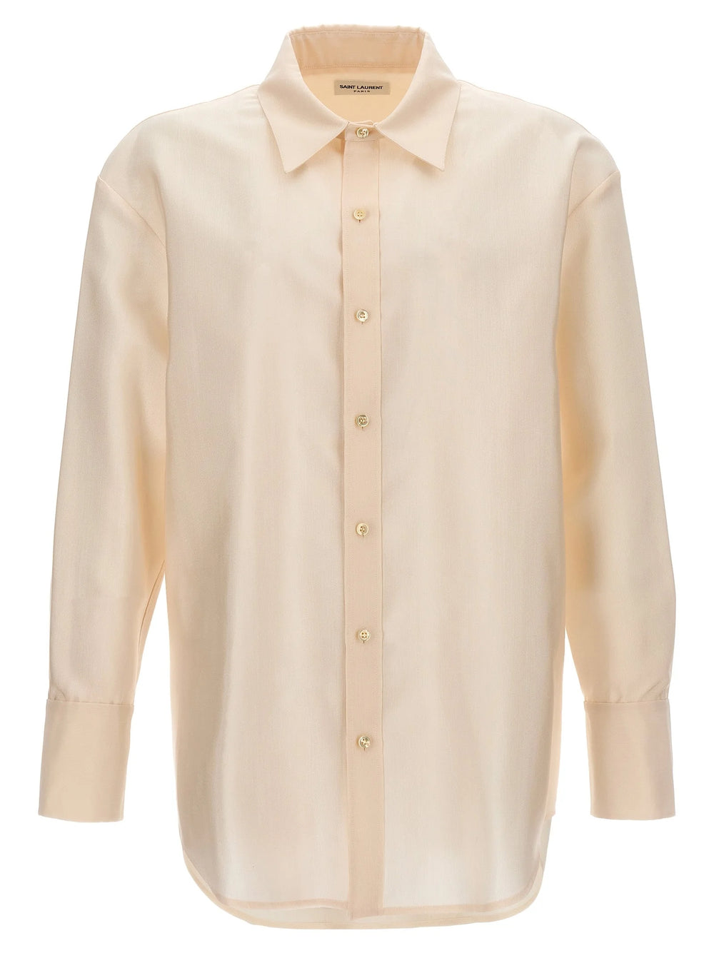 Saint Laurent Beige Acetate Blouse - One Size