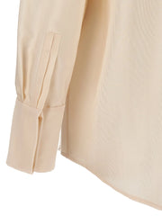 Saint Laurent Beige Acetate Blouse - One Size