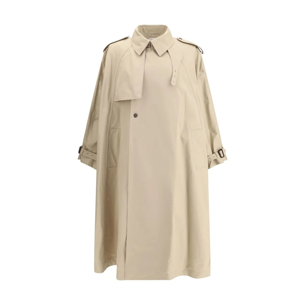 Saint Laurent Beige Cotton Coat - 2