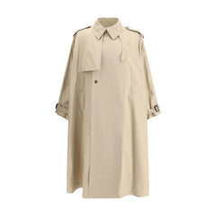 Saint Laurent Beige Cotton Coat - 2